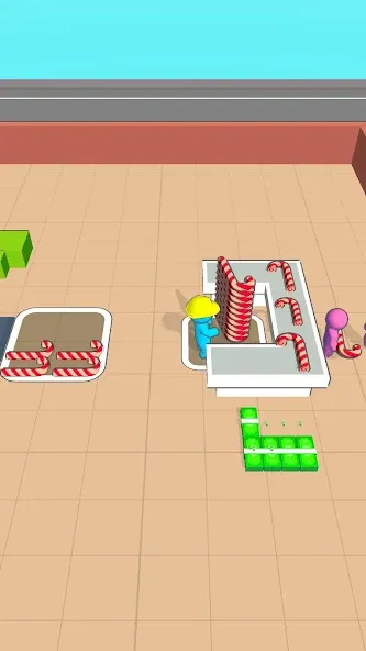 Candy Factory — Мод: Много денег — скриншот 4