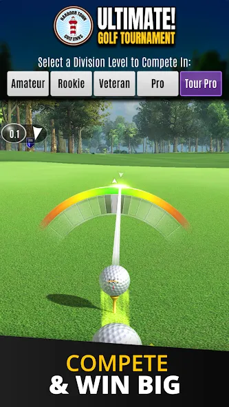 Скачать Ultimate Golf! (Мод: Бесконечные деньги и премиум мячи) на Андроид — скриншот 5