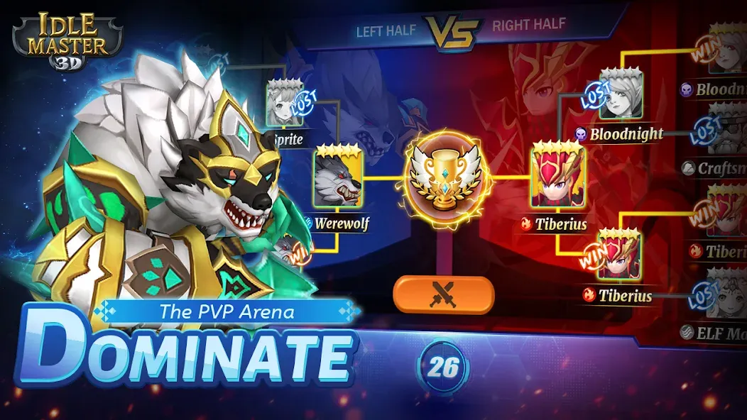 Скачать Idle Master- 3D AFK Arena MOD APK — Много денег — скриншот 5