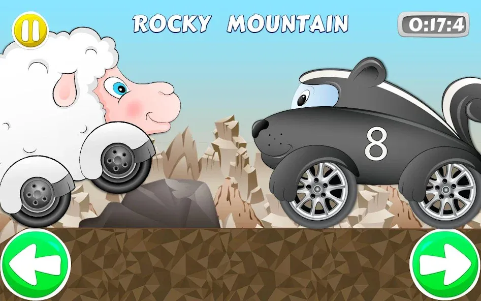 Скачать взломанную Racing car game for kids — Все машины разблокированы — скриншот 3 Скачать взломанную Racing car game for kids — Все машины разблокированы — скриншот 3