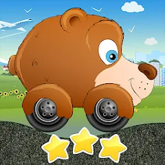 Скачать взломанную Racing car game for kids — Все машины разблокированы
