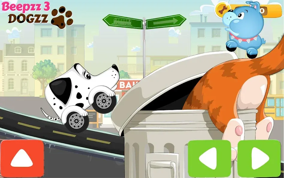 Racing games for kids - Dogs MOD APK на Android — Все машины разблокированы — скриншот 3