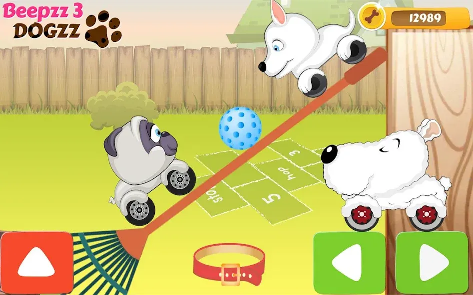 Racing games for kids - Dogs MOD APK на Android — Все машины разблокированы — скриншот 4