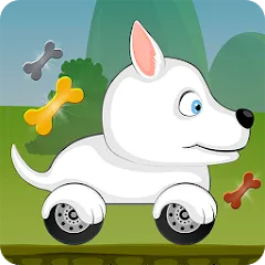 Racing games for kids - Dogs MOD APK на Android — Все машины разблокированы