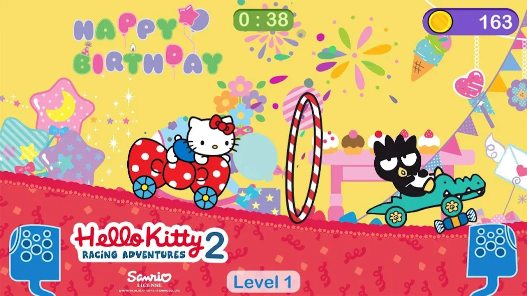 Скачать Hello Kitty games - car game с модом — Много денег — скриншот 1 Скачать Hello Kitty games - car game с модом — Много денег — скриншот 1