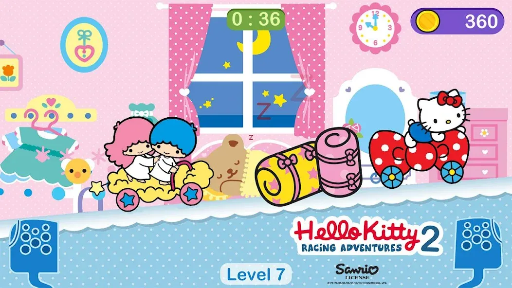 Скачать Hello Kitty games - car game с модом — Много денег — скриншот 4 Скачать Hello Kitty games - car game с модом — Много денег — скриншот 4