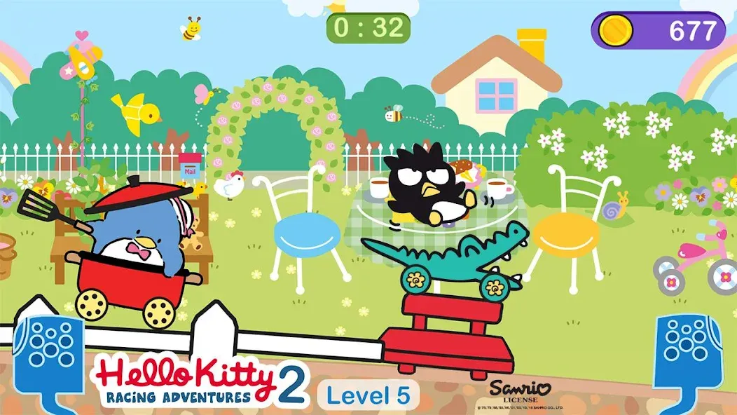 Скачать Hello Kitty games - car game с модом — Много денег — скриншот 5