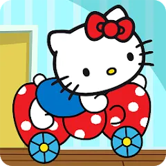 Скачать Hello Kitty games - car game с модом — Много денег
