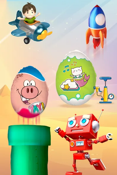 Скачать Surprise Eggs - Toddler games — Модификация Все яйца разблокированы — скриншот 3
