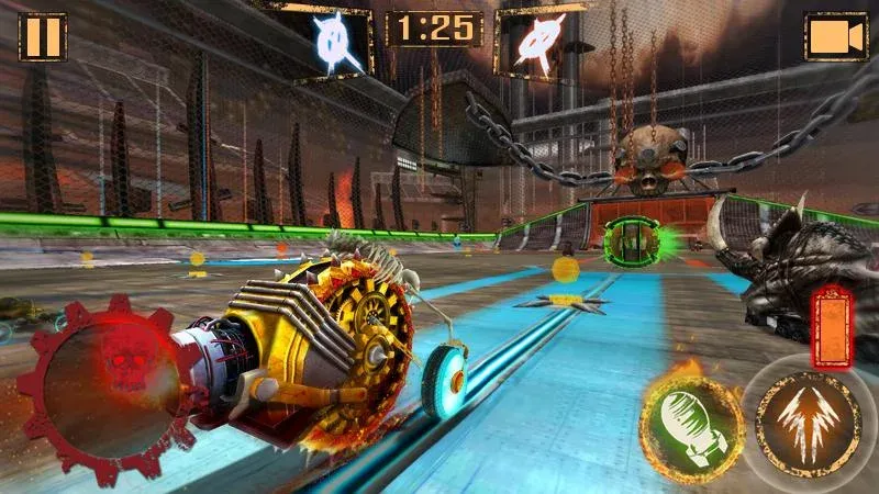 Rocket Car Ball MOD APK на Android — Много денег — скриншот 2