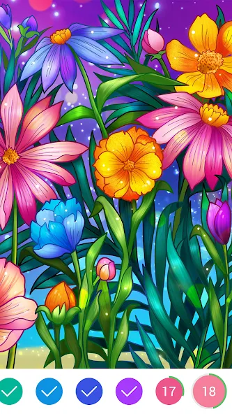 Coloring Book: Color by Number (Мод Все открыто) — скриншот 4