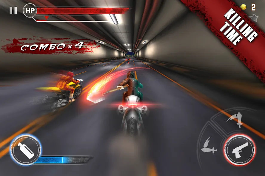 Скачать Death Moto 3 : Fighting Rider — Модификация Много денег и бесконечное нитро — скриншот 2