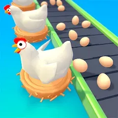 Скачать Idle Egg Factory с модом — Много денег и без рекламы