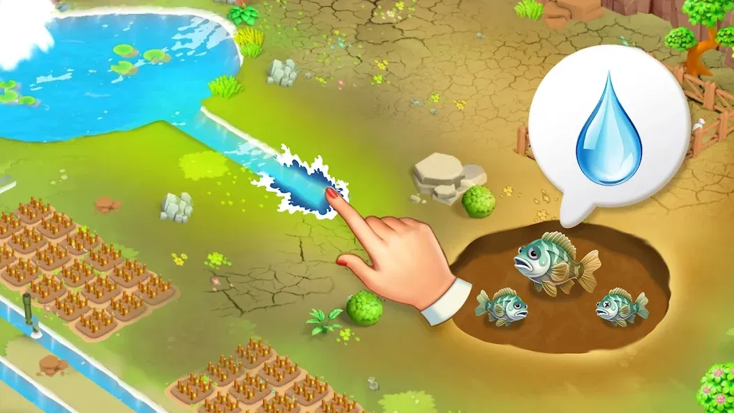 Island Farm Adventure MOD — Много денег и энергии на Андроид — скриншот 2
