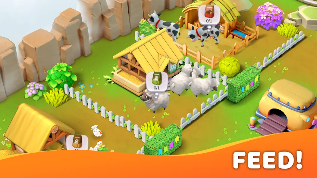 Island Farm Adventure MOD — Много денег и энергии на Андроид — скриншот 5