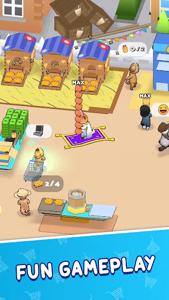 Animal Mart: Tycoon Games (Мод Много денег) — скриншот 5