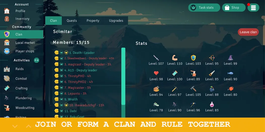 Скачать Idle Clans - MMORPG — Много денег — скриншот 2