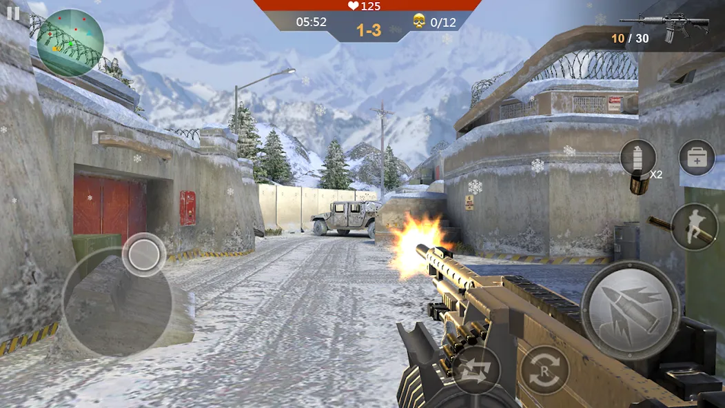Скачать Gun Strike Shoot 3D MOD APK — Много денег — скриншот 2