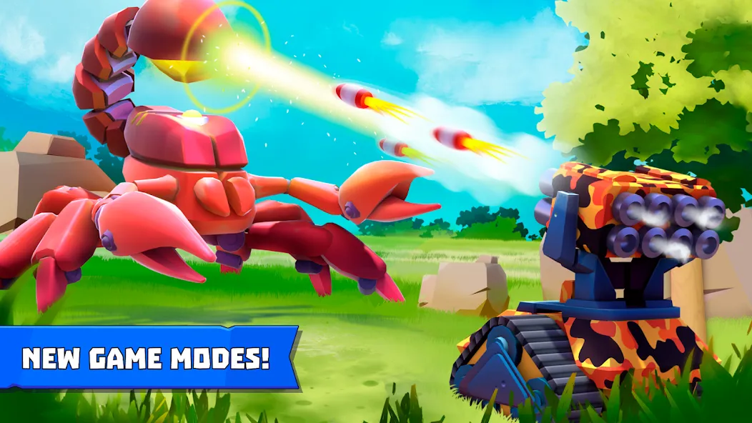 Скачать Tanks a Lot - 3v3 Battle Arena — Модификация Много денег и бессмертие — скриншот 1