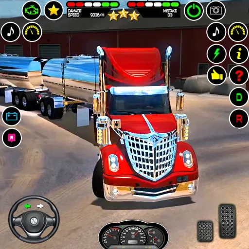 US Truck Driving Cargo Game 3D на Андроид — Много денег — скриншот 1