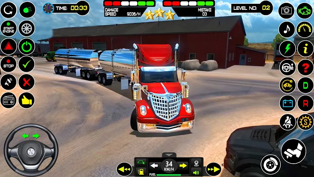 US Truck Driving Cargo Game 3D на Андроид — Много денег — скриншот 2