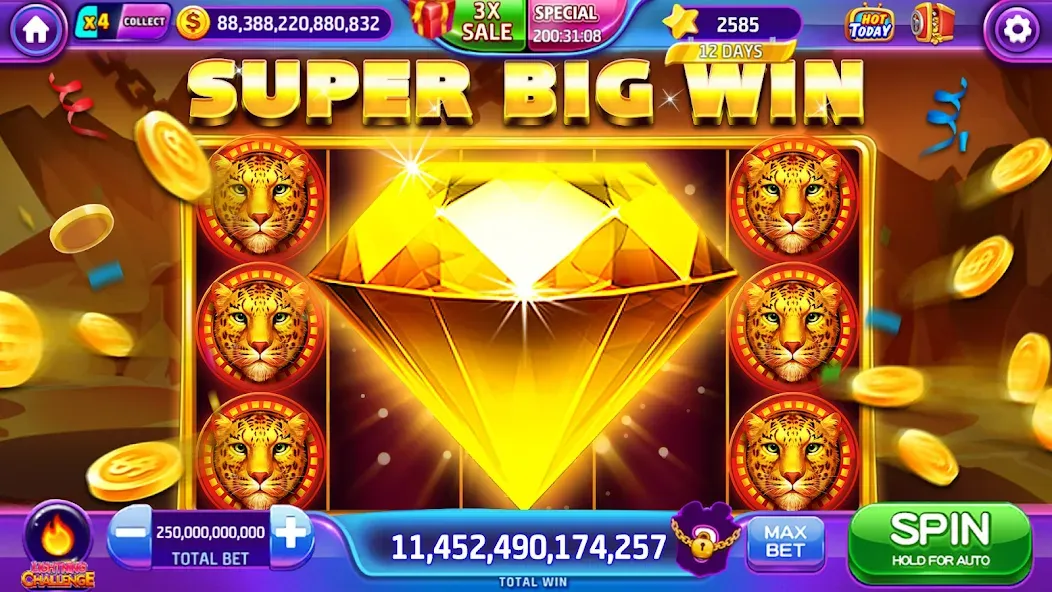 Скачать взломанную Lava Slots - Casino Games — Много денег — скриншот 2 Скачать взломанную Lava Slots - Casino Games — Много денег — скриншот 2