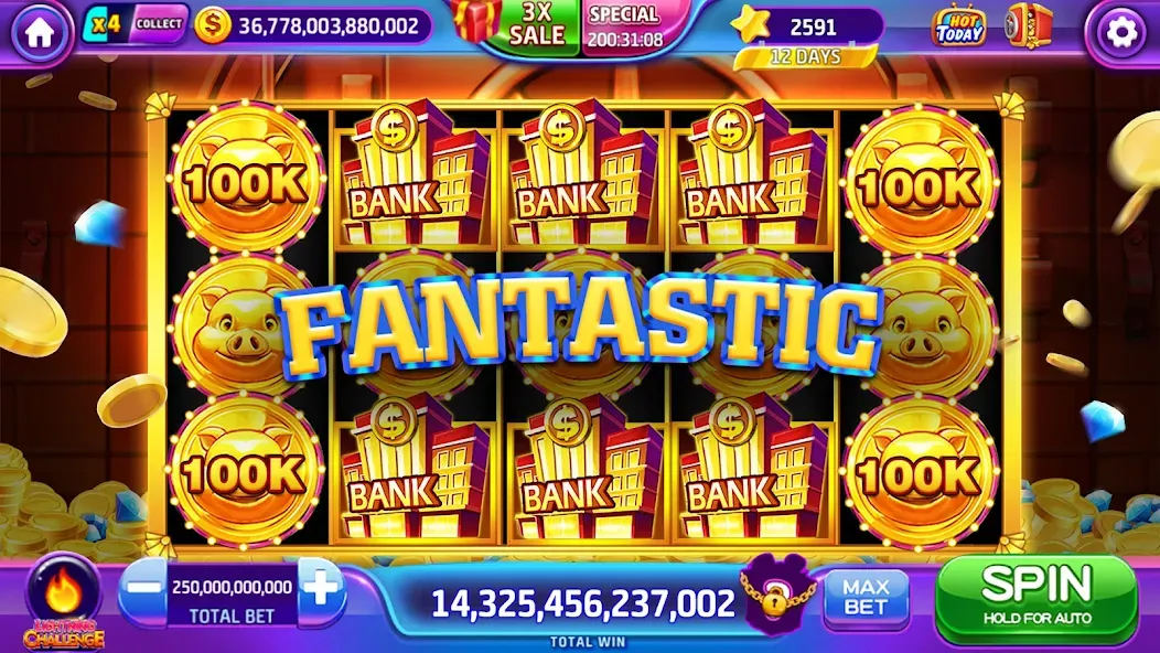 Скачать взломанную Lava Slots - Casino Games — Много денег — скриншот 3 Скачать взломанную Lava Slots - Casino Games — Много денег — скриншот 3