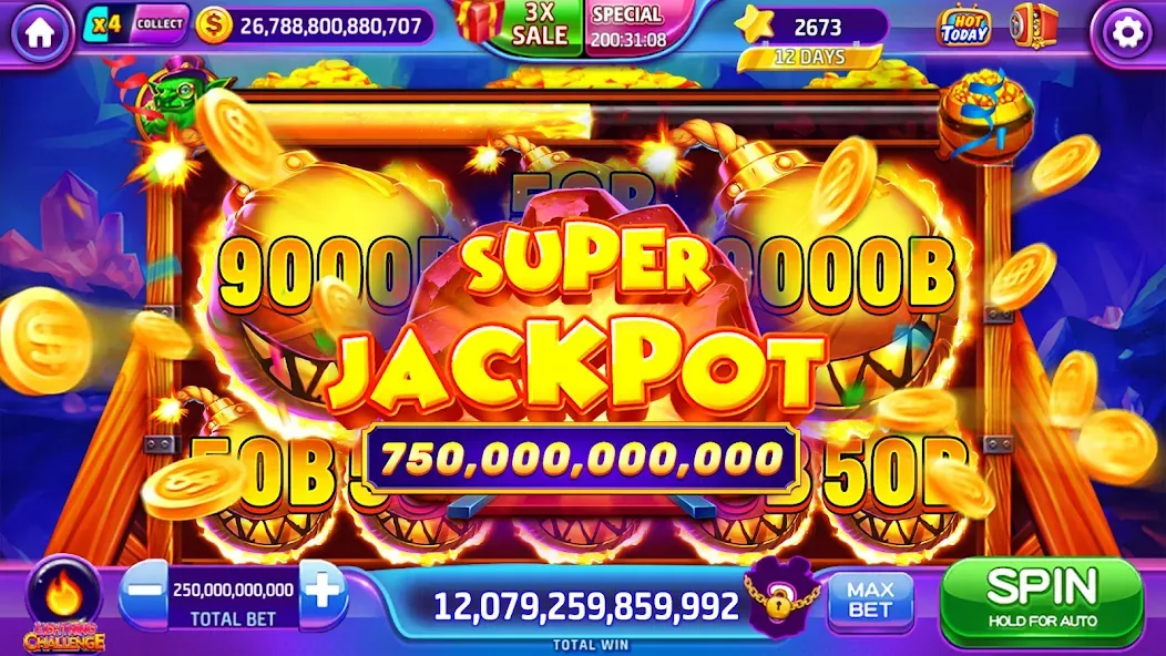 Скачать взломанную Lava Slots - Casino Games — Много денег — скриншот 4 Скачать взломанную Lava Slots - Casino Games — Много денег — скриншот 4