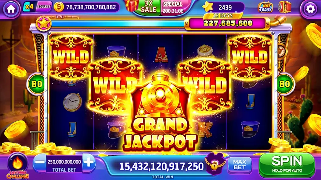Скачать взломанную Lava Slots - Casino Games — Много денег — скриншот 5