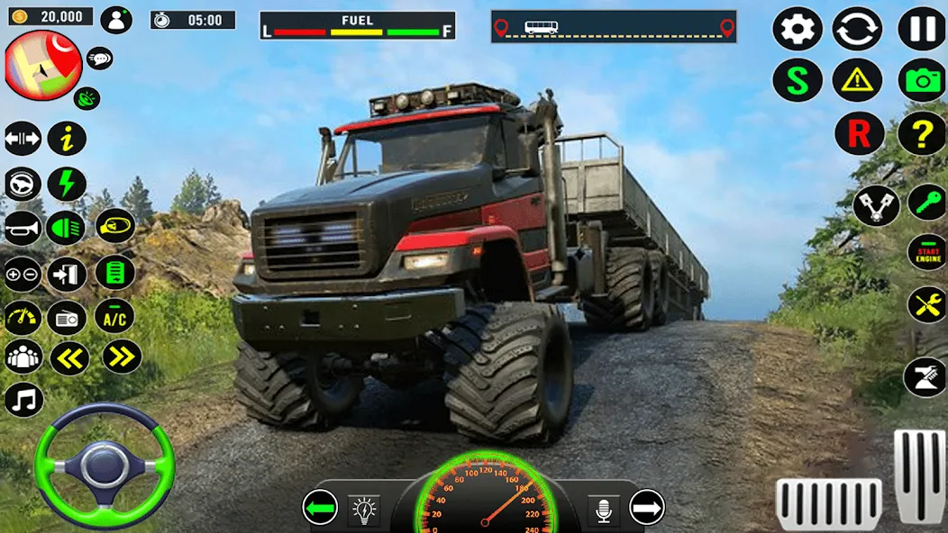 Взломанная Indian Truck Heavy Cargo Duty на Андроид — Много денег — скриншот 2 Взломанная Indian Truck Heavy Cargo Duty на Андроид — Много денег — скриншот 2