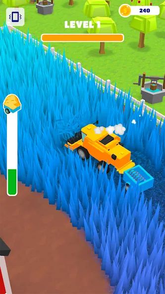 Взлом Mow it: Harvest & Mowing games — Много денег — скриншот 5