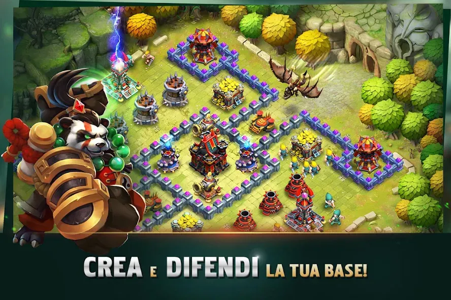 Clash of Lords 2: Italiano MOD APK на Android — Много кристаллов и золота — скриншот 1 Clash of Lords 2: Italiano MOD APK на Android — Много кристаллов и золота — скриншот 1