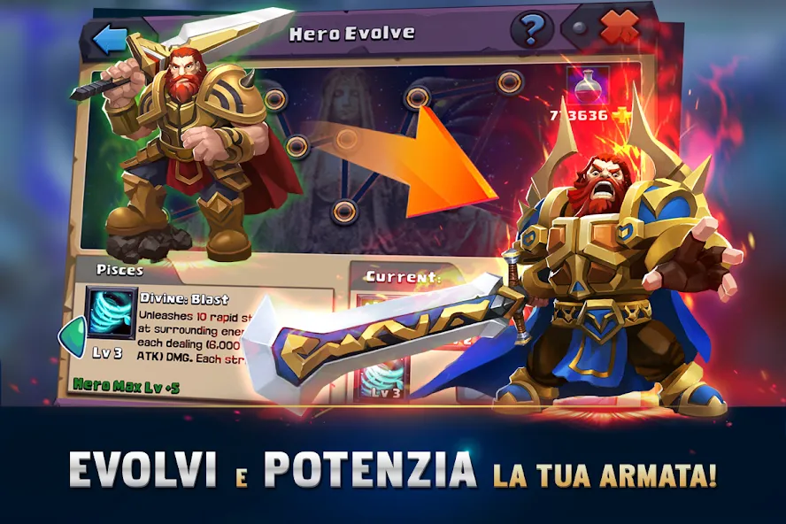 Clash of Lords 2: Italiano MOD APK на Android — Много кристаллов и золота — скриншот 3 Clash of Lords 2: Italiano MOD APK на Android — Много кристаллов и золота — скриншот 3