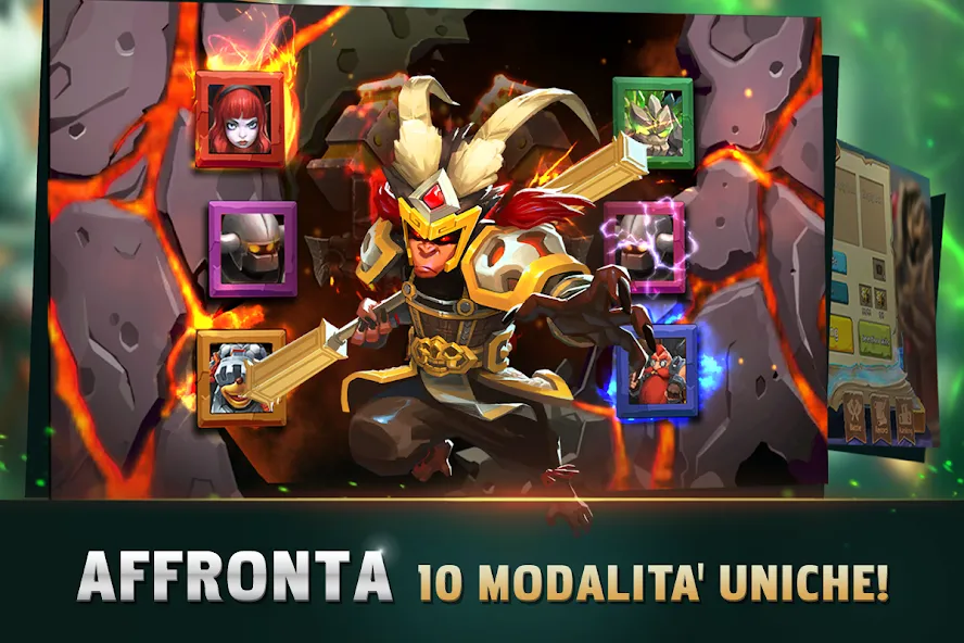 Clash of Lords 2: Italiano MOD APK на Android — Много кристаллов и золота — скриншот 5