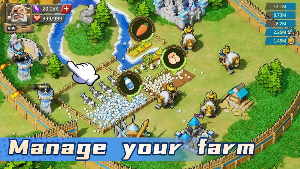 Взлом Lords Mobile: Kingdom Wars — Много денег и ресурсов — скриншот 1