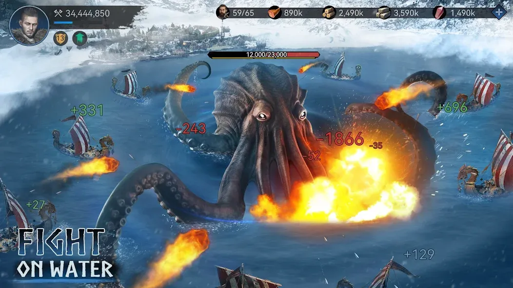 Viking Rise: Valhalla на Андроид — Много денег — скриншот 4