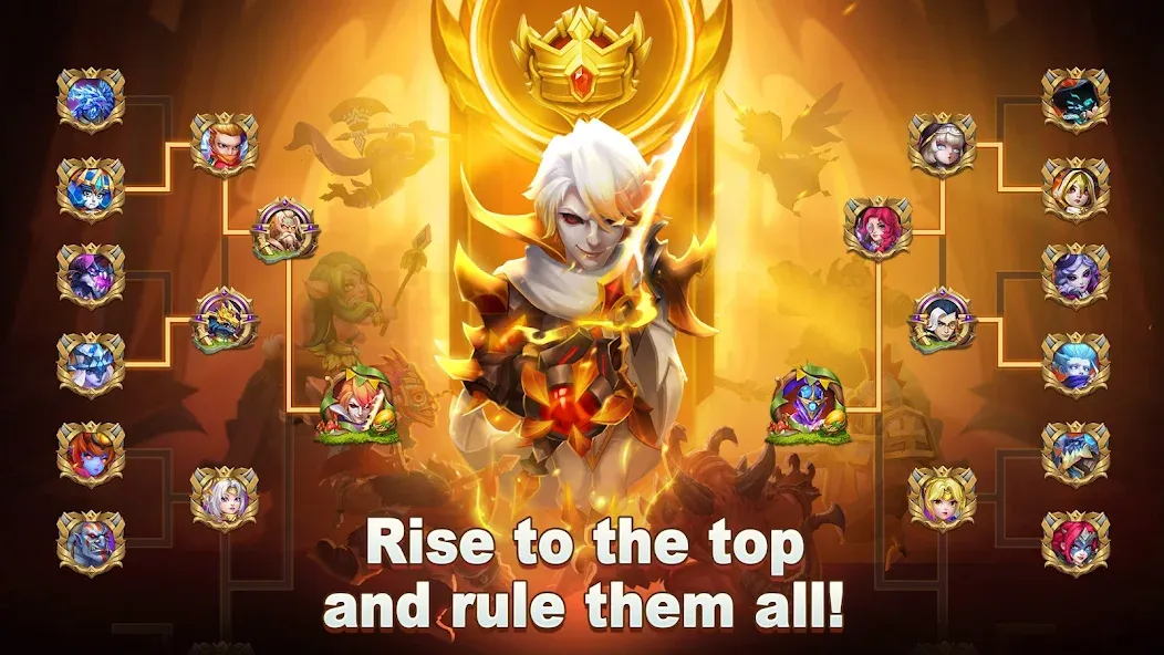 Скачать Castle Clash: World Ruler на Андроид — Взлом на много денег и кристаллов — скриншот 3