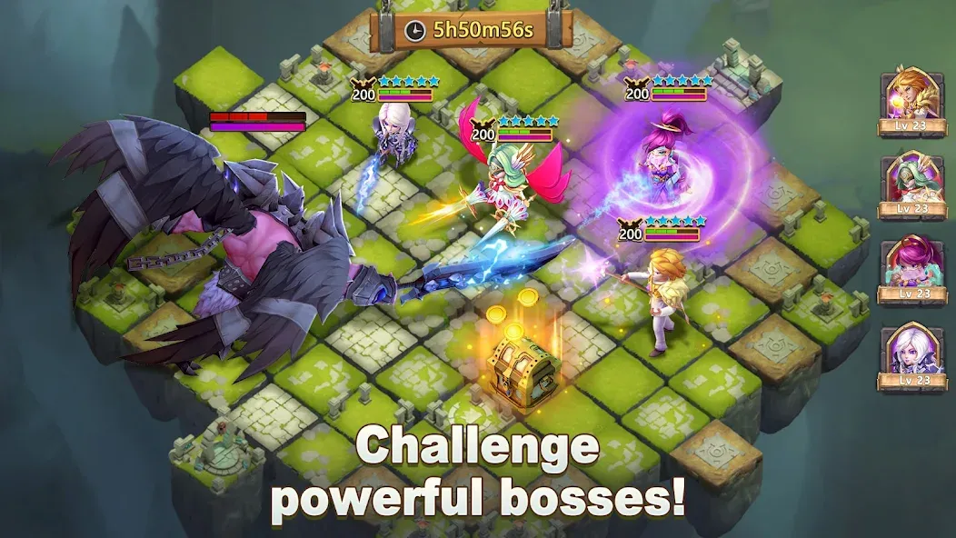 Скачать Castle Clash: World Ruler на Андроид — Взлом на много денег и кристаллов — скриншот 5