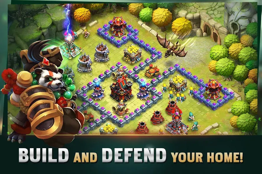 Clash of Lords: Guild Castle MOD — Много камней душ и золота на Андроид — скриншот 1