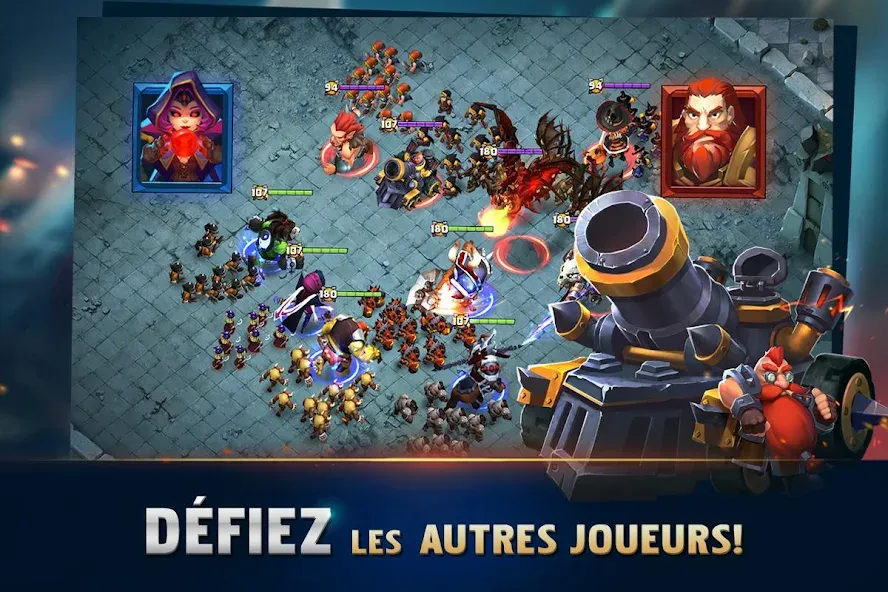 Clash of Lords 2: Clash Divin — Мод: Много денег и кристаллов — скриншот 5