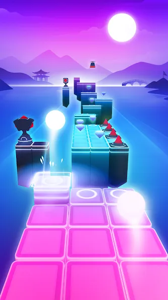 Dancing Sky 3 Mod APK Много денег и кристаллы — Скачать на Андроид — скриншот 2
