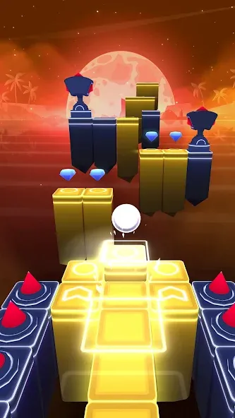 Dancing Sky 3 Mod APK Много денег и кристаллы — Скачать на Андроид — скриншот 3