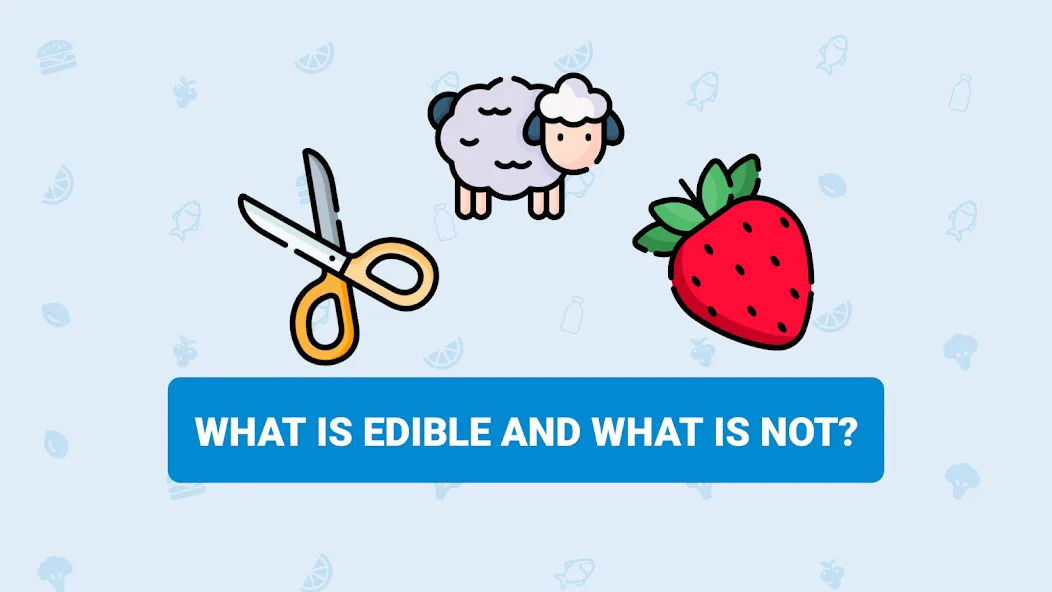 Foody: Edible & Inedible (Мод Все открыто) — скриншот 1