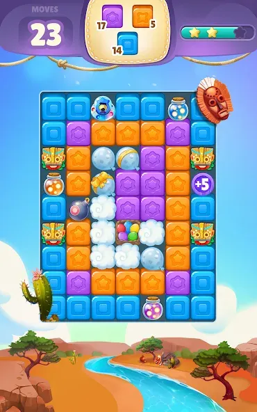 Cube Rush Adventure на Андроид — Много денег — скриншот 5