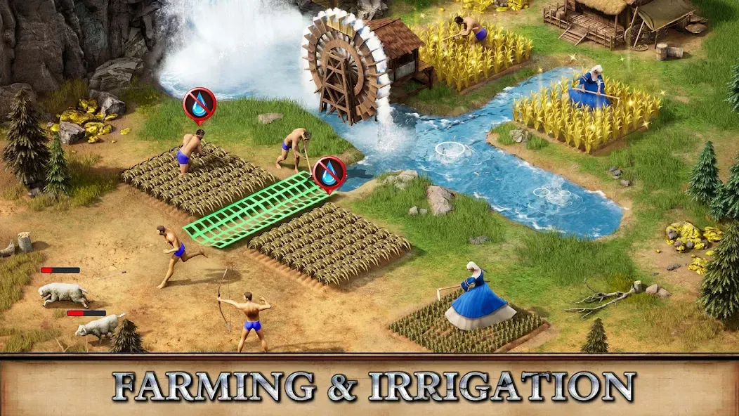 Rise of Castles: Ice and Fire MOD APK на Android — Много денег и ресурсов — скриншот 3