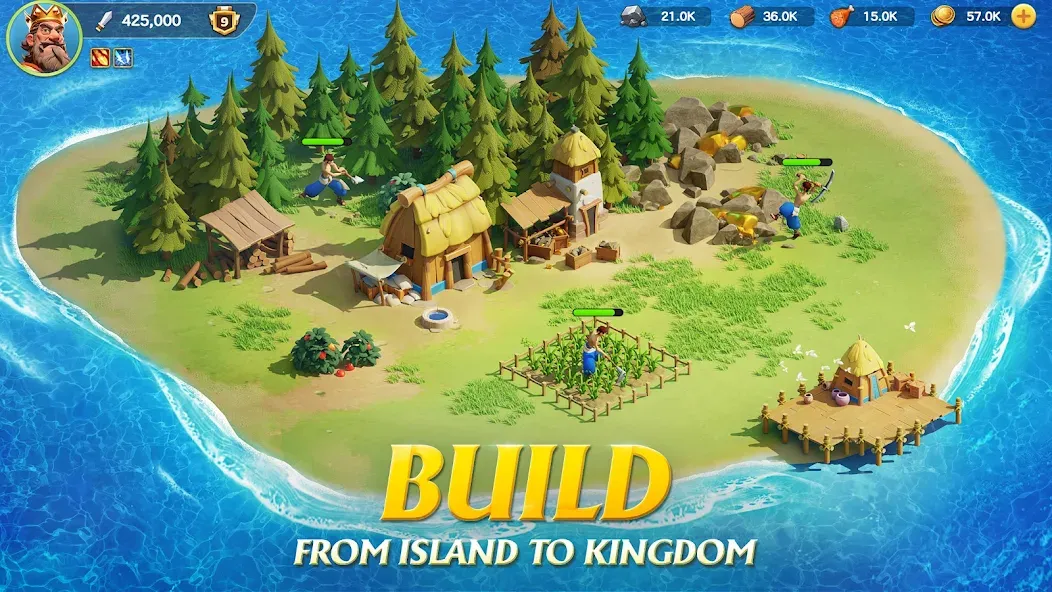 Kingdom Adventure Saga Mod APK Много денег — Скачать на Андроид — скриншот 1