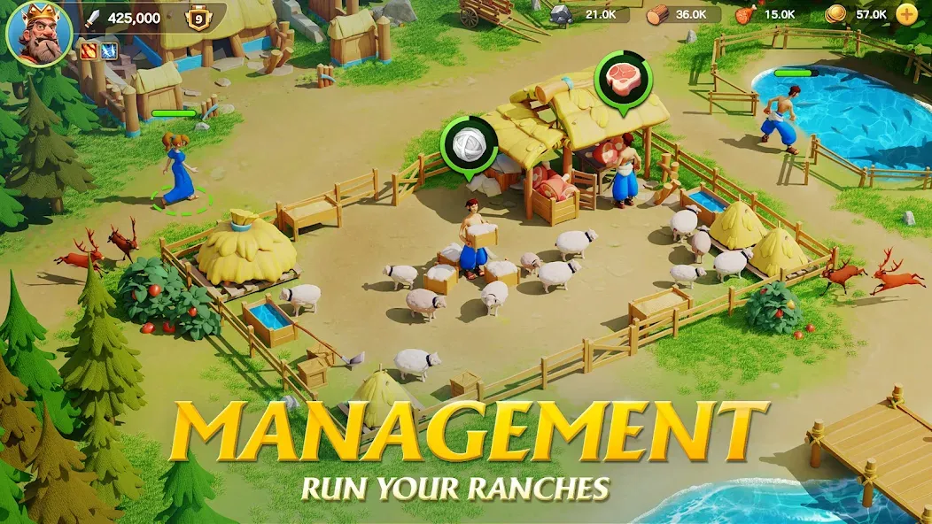 Kingdom Adventure Saga Mod APK Много денег — Скачать на Андроид — скриншот 4