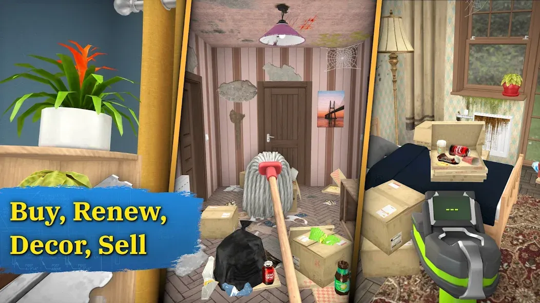 Скачать House Flipper: Home Design MOD APK — Много денег — скриншот 1
