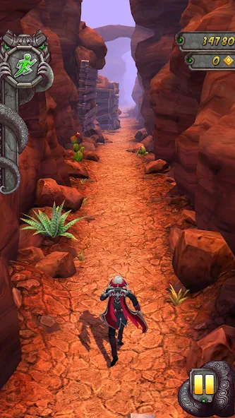 Temple Run 2 — Мод: Много денег и кристаллов — скриншот 1