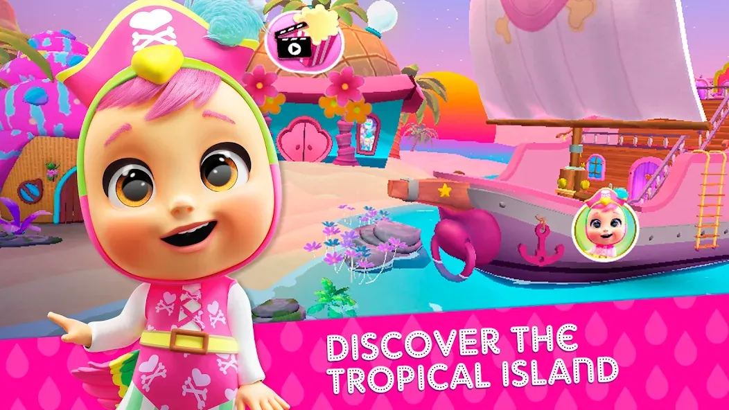 Cry Babies MOD APK на Android — Все куклы разблокированы — скриншот 1